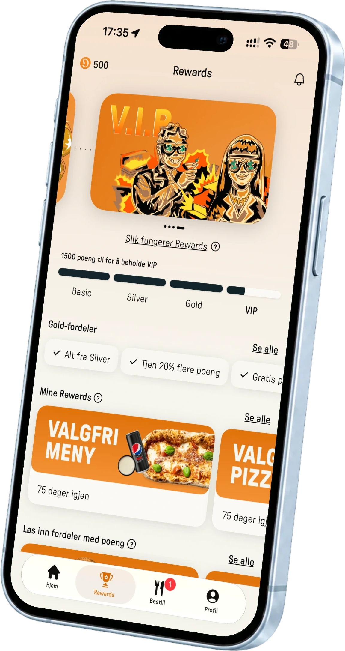 VIP-fordele i DIGGs loyalitetsprogram
