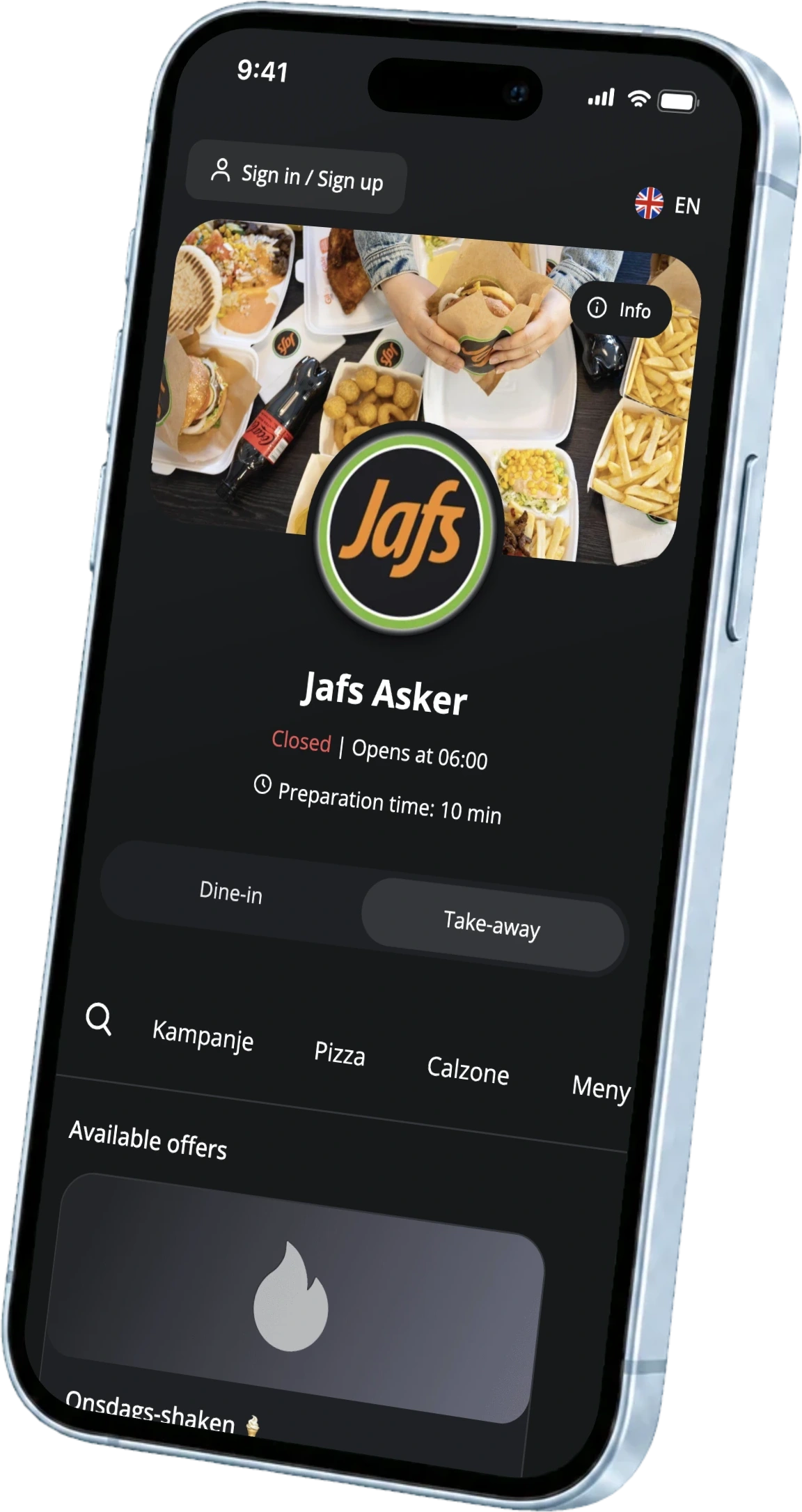 Webshoppen for Jafs Asker