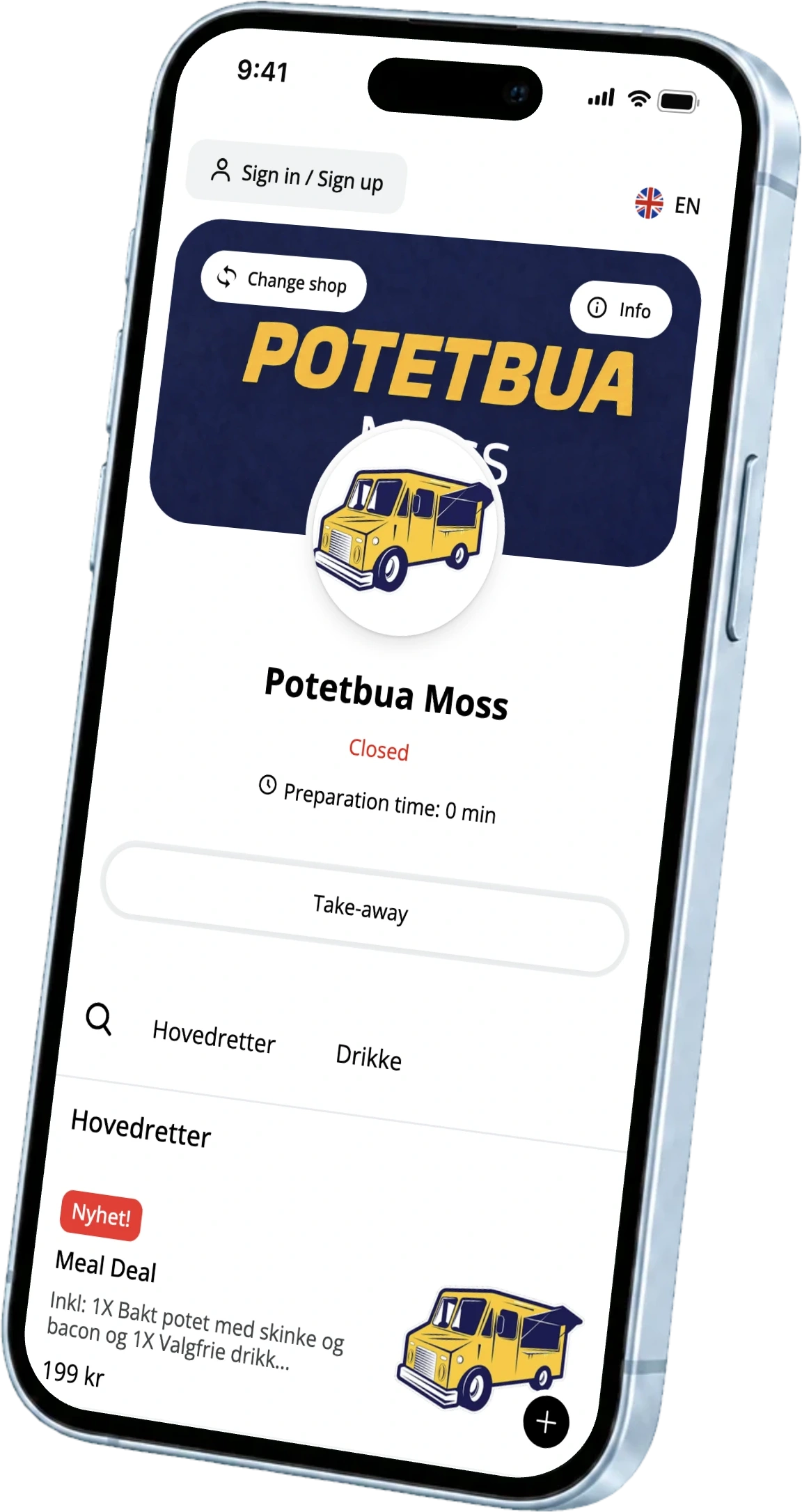 Webshoppen for Potetbua Moss