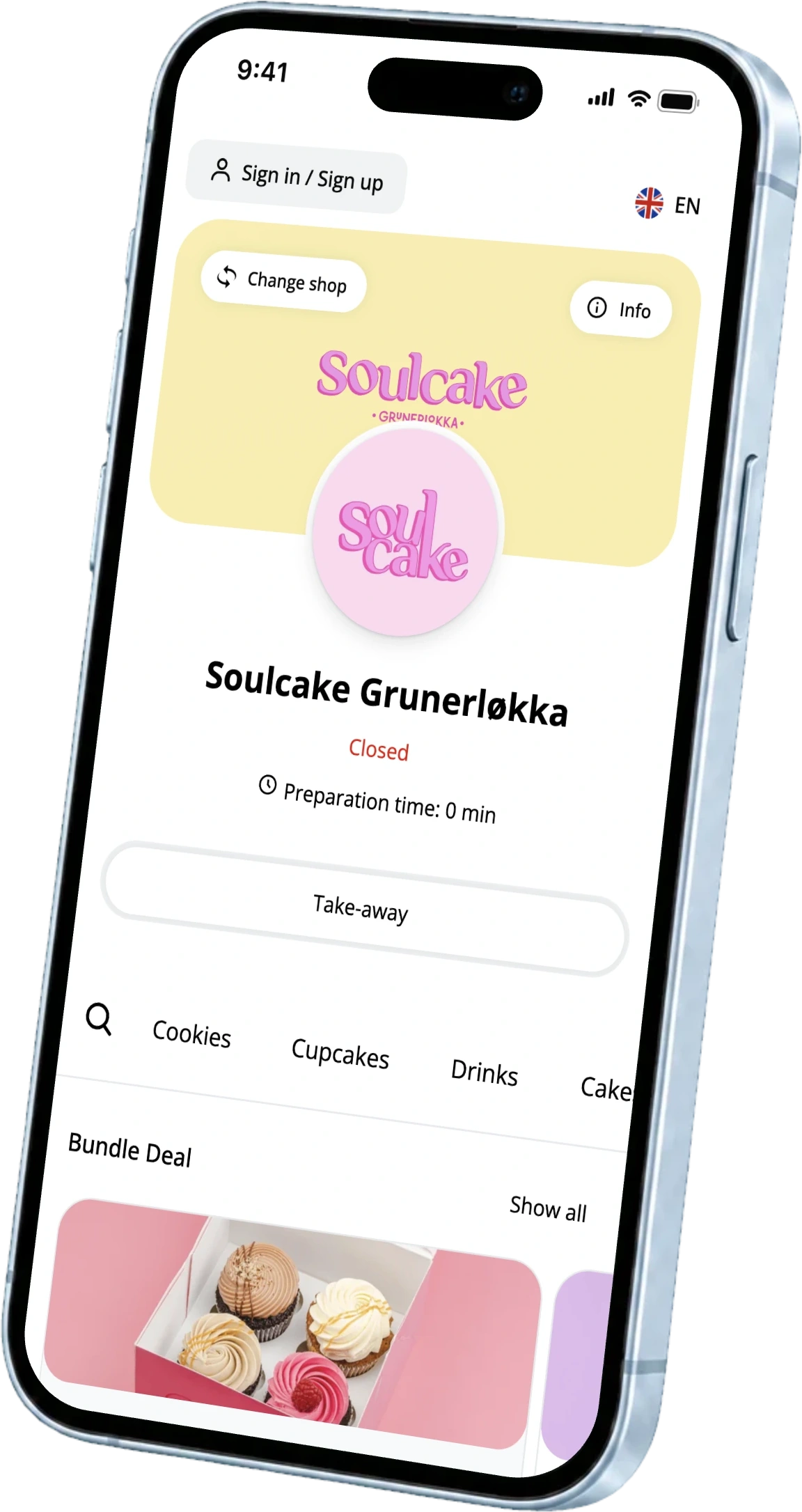 Webshoppen for Soulcake Grünerløkka