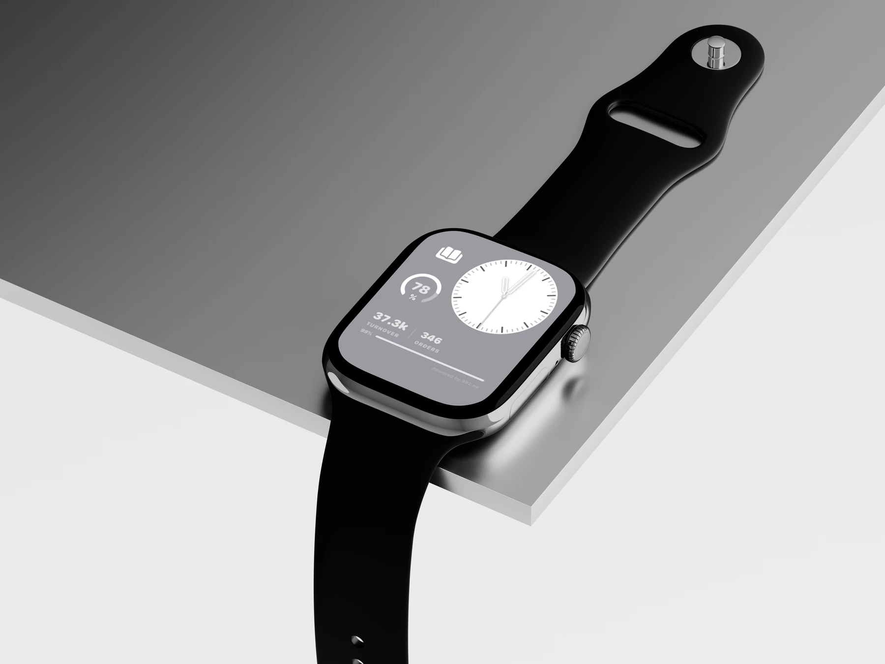 ساعة Apple Watch تعرض إيرادات مبيعات المطعم وأعداد الطلبات على واجهتها