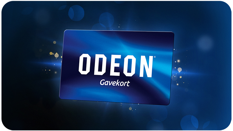 ODEONs originale blå gavekortdesign